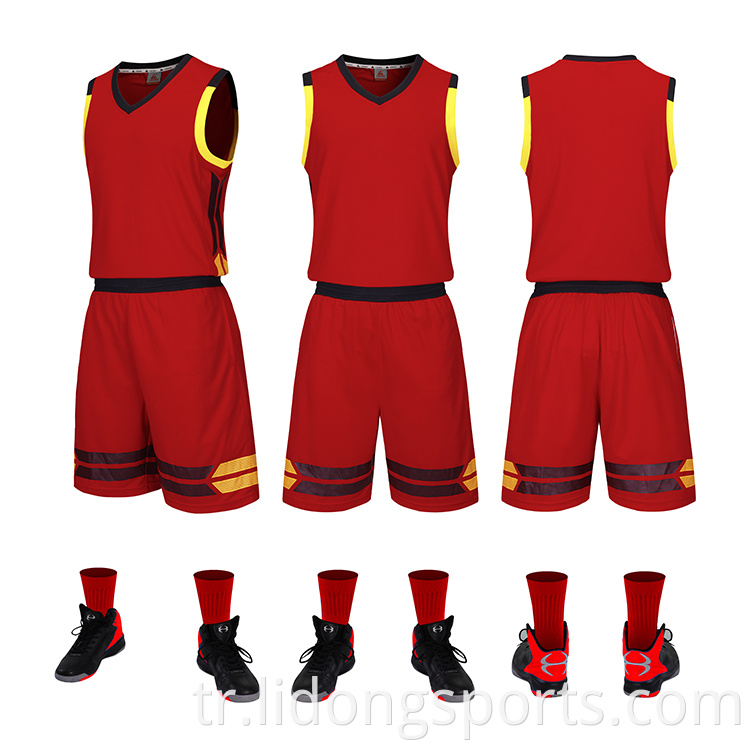 Toptan Özelleştirilmiş Basketbol Üniformaları Team Sportswear Custom Jersey Basketbol Tankı Top Men